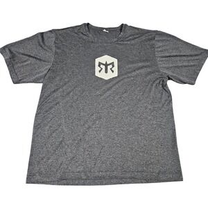 Ragnar Trail Snowmass CO Finisher‎ T Shirt L Gray Running Race Graphic Sport Tek